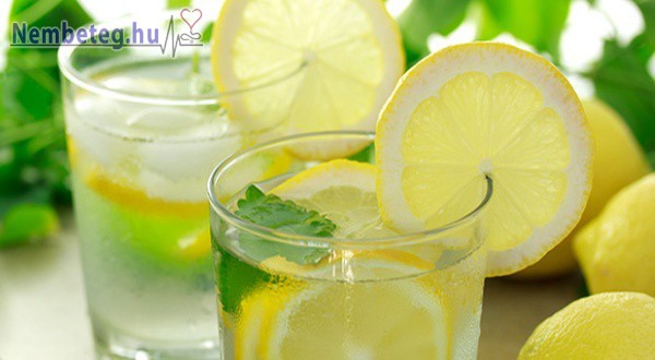 Nyáron fogyasszunk citromos vizet